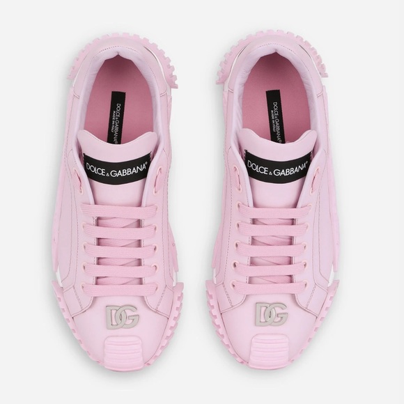 Dolce & Gabbana Leather NS1 Sneakers In Pink - Picture 5 of 11